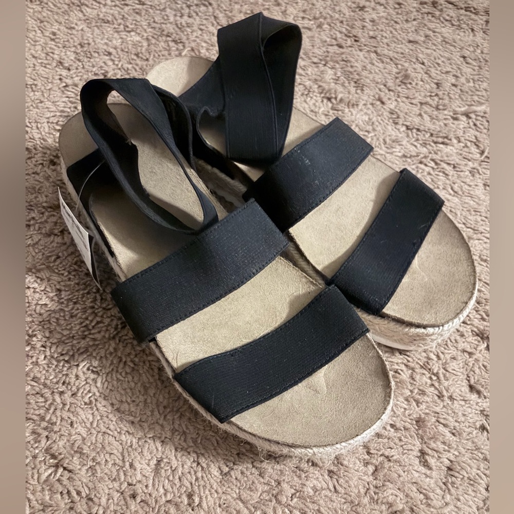 Black Strappy Sandals
